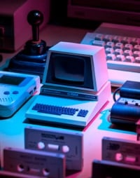 A bunch of retro pcs